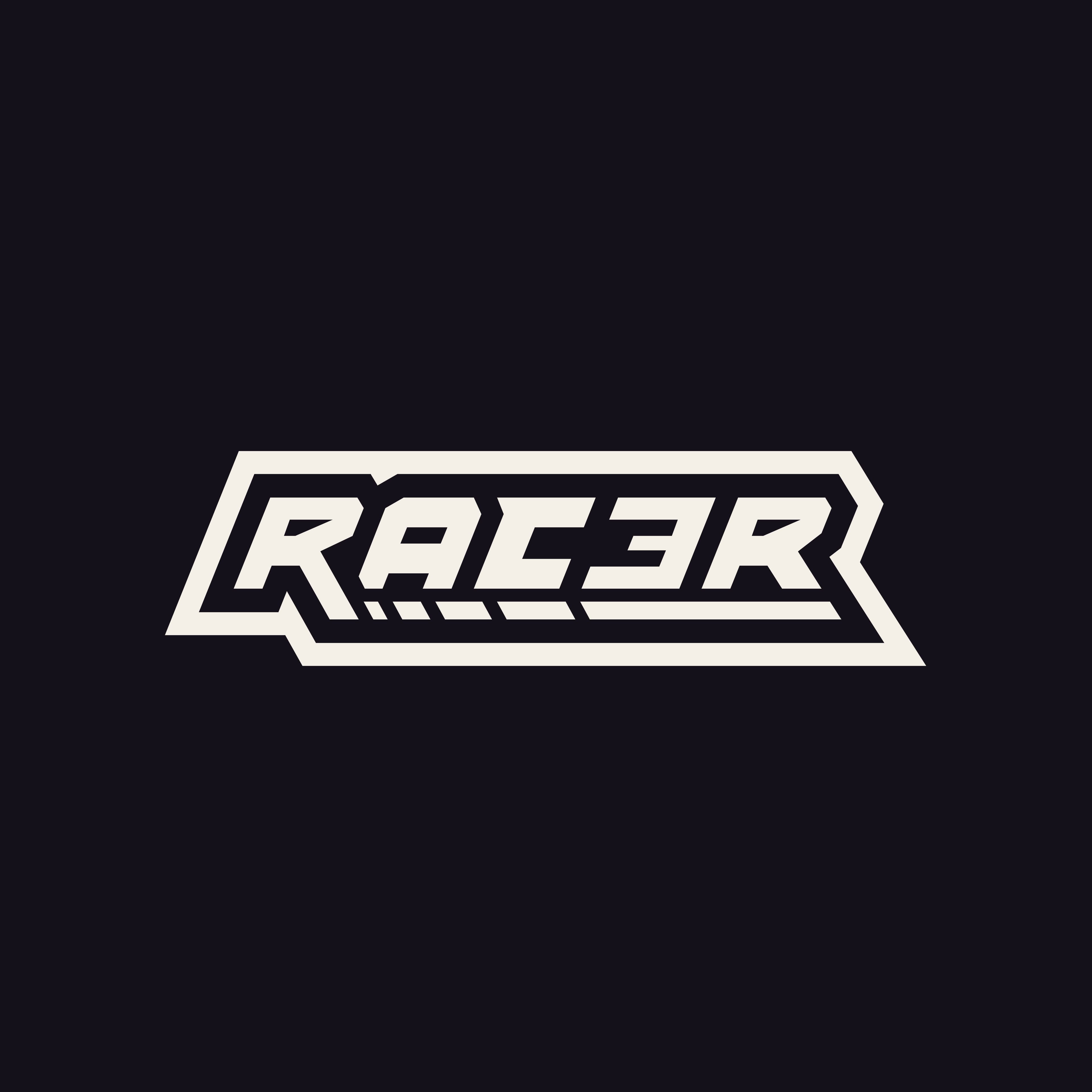 RAC3R gray branding card